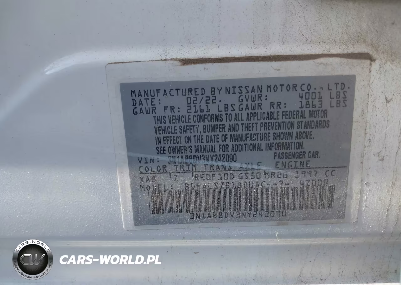2022 Nissan Sentra Sr Xtronic Cvt VIN:3N1AB8DV3NY242090 - 9