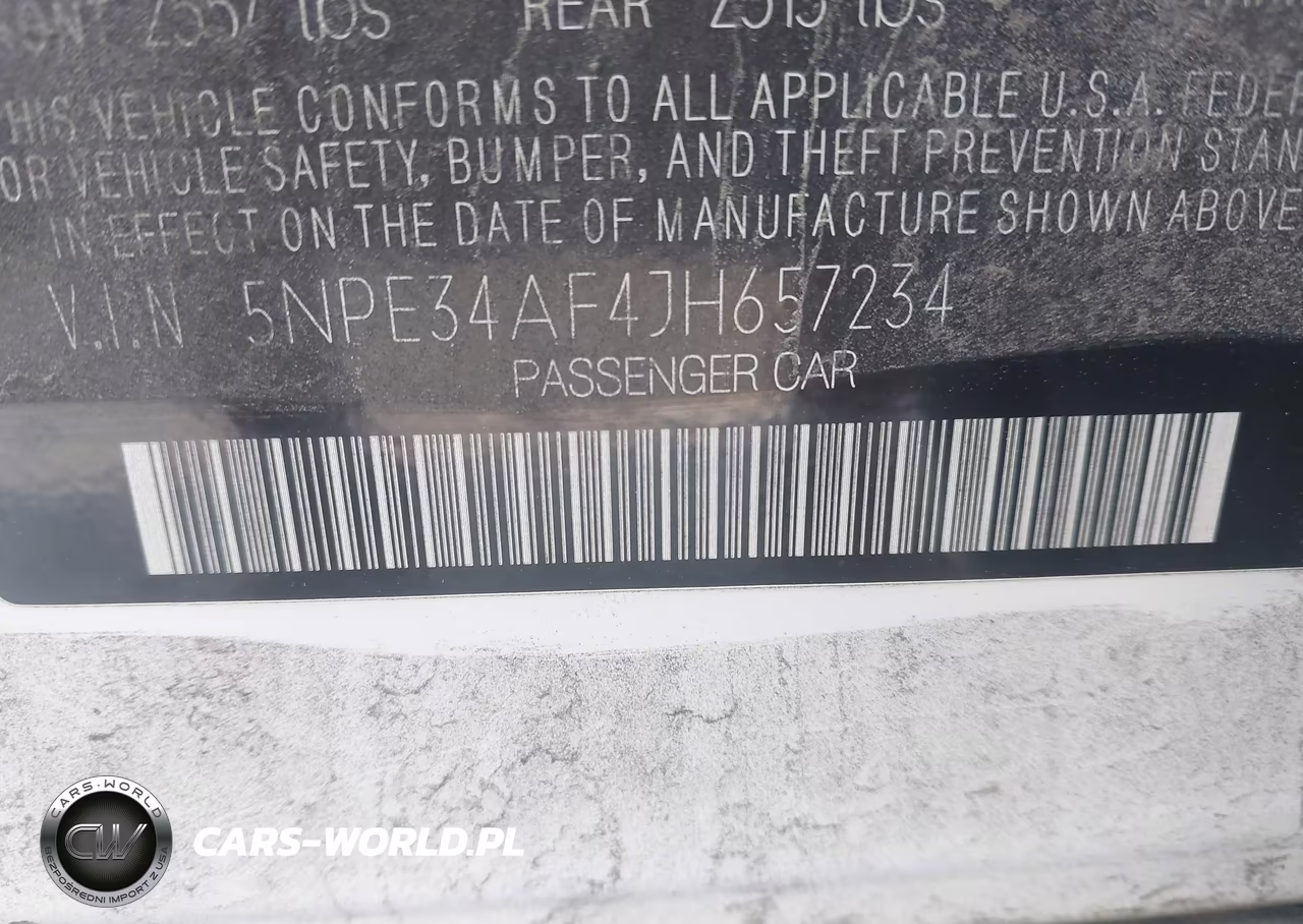 2018 Hyundai Sonata Sport-Limited-Sel VIN:5NPE34AF4JH657234 - 9
