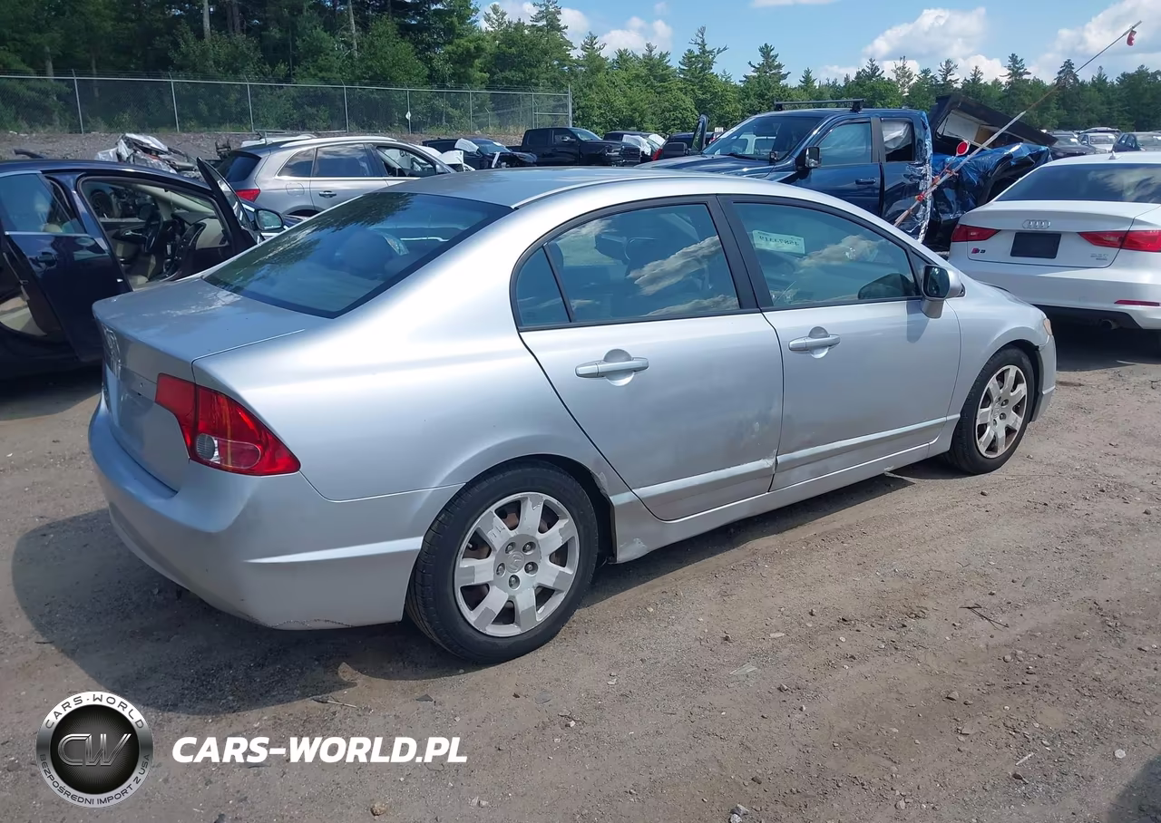 2007 Honda Civic Lx VIN:1HGFA16507L061861 - 4