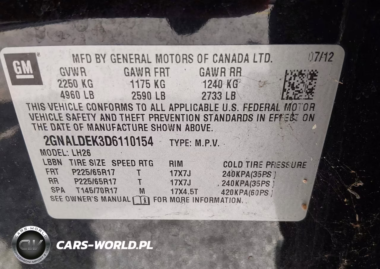 2013 Chevrolet Equinox Lt VIN:2GNALDEK3D6110154 - 9