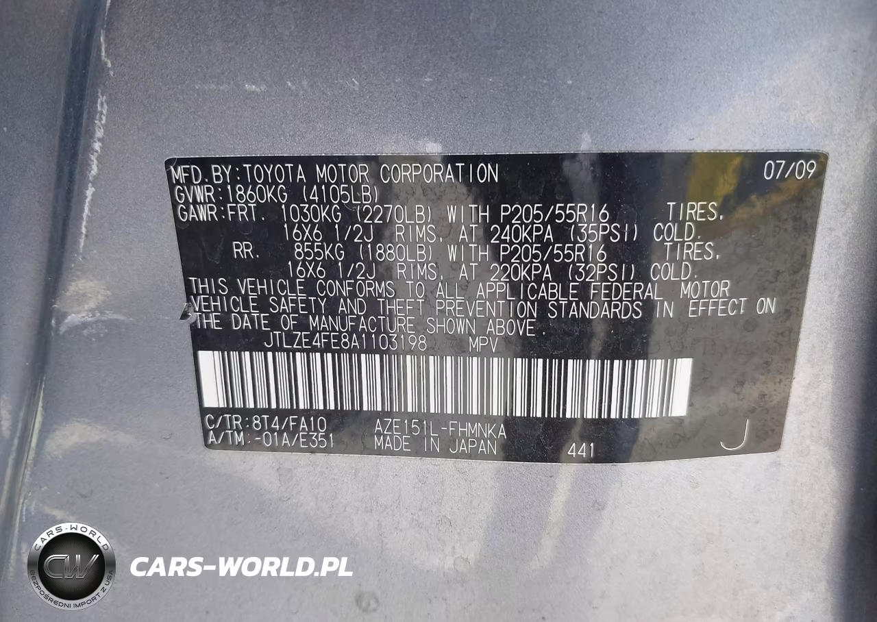 2010 Scion Xb VIN:JTLZE4FE8A1103198 - 9