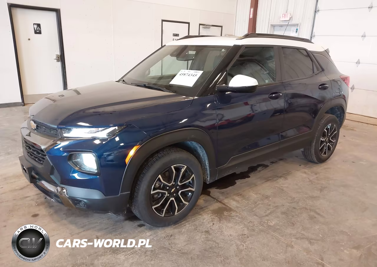 2022 Chevrolet Trailblazer Awd Activ VIN:KL79MSSLXNB125191 - 2