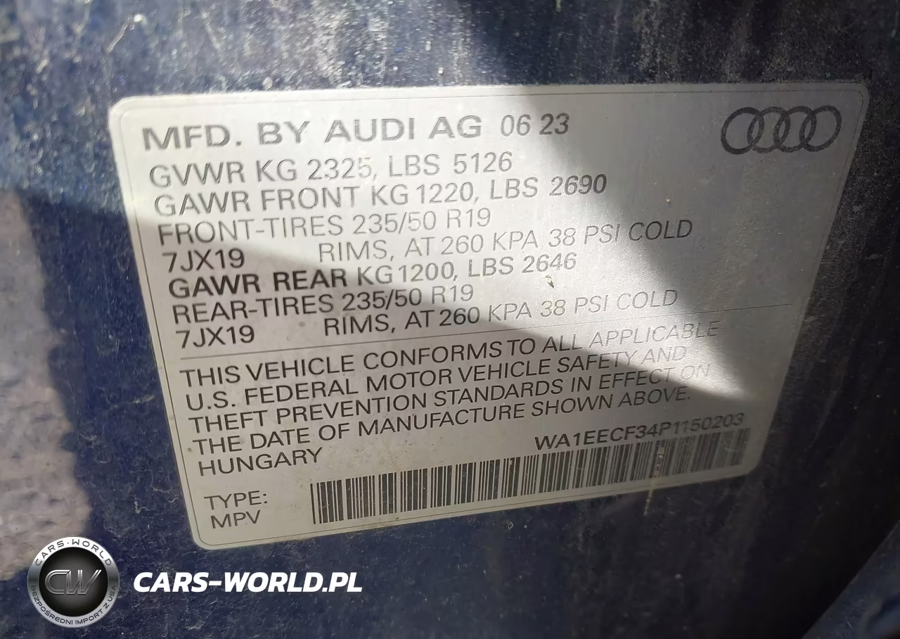 2023 Audi Q3 Premium Plus 45 Tfsi S Line Quattro Tiptronic VIN:WA1EECF34P1150203 - 9