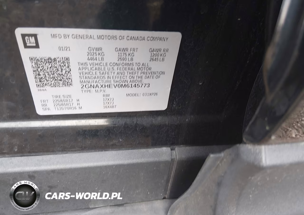 2021 Chevrolet Equinox Fwd Ls VIN:2GNAXHEV0M6145773 - 9