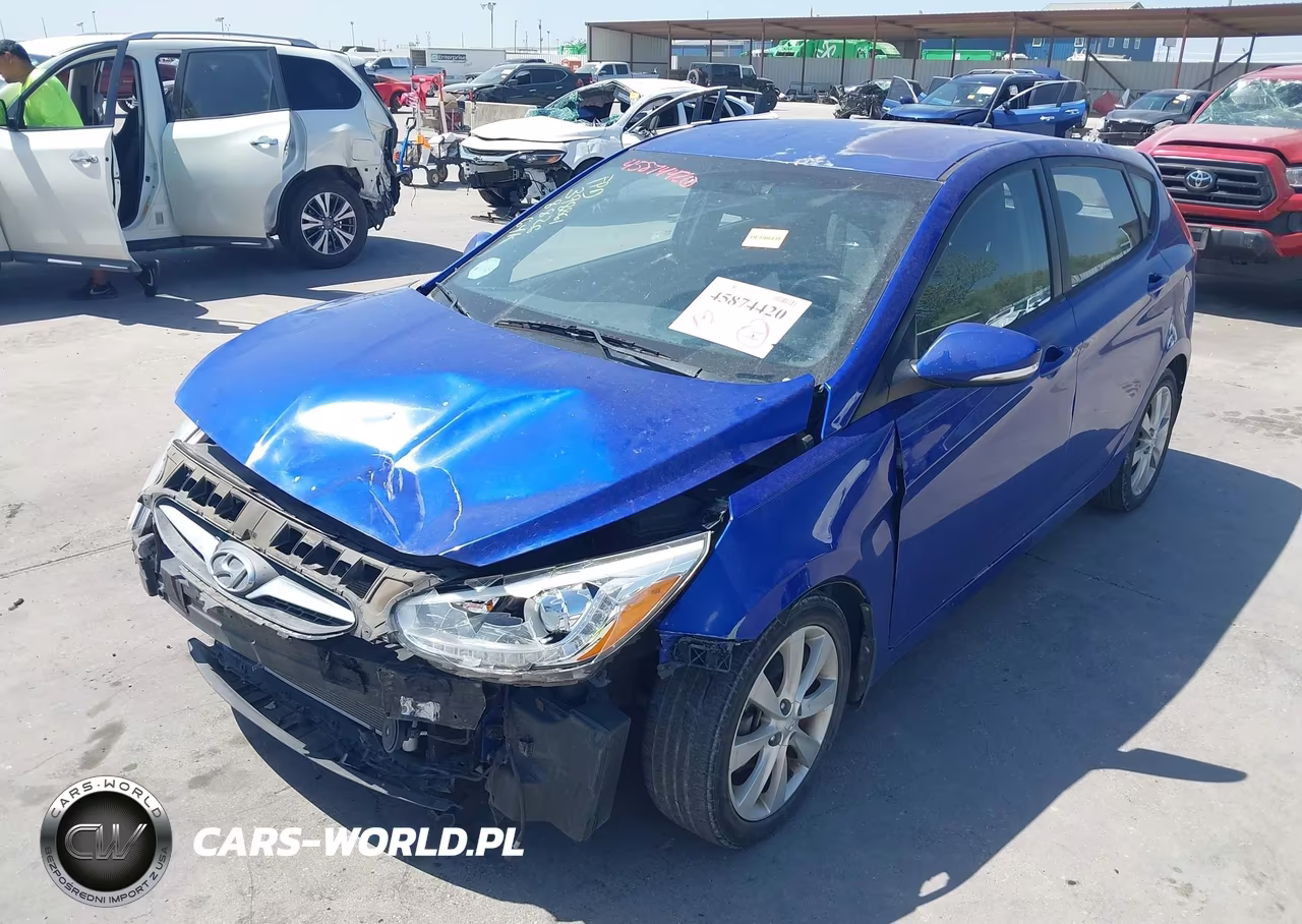 2014 Hyundai Accent Se VIN:KMHCU5AE3EU142332 - 2