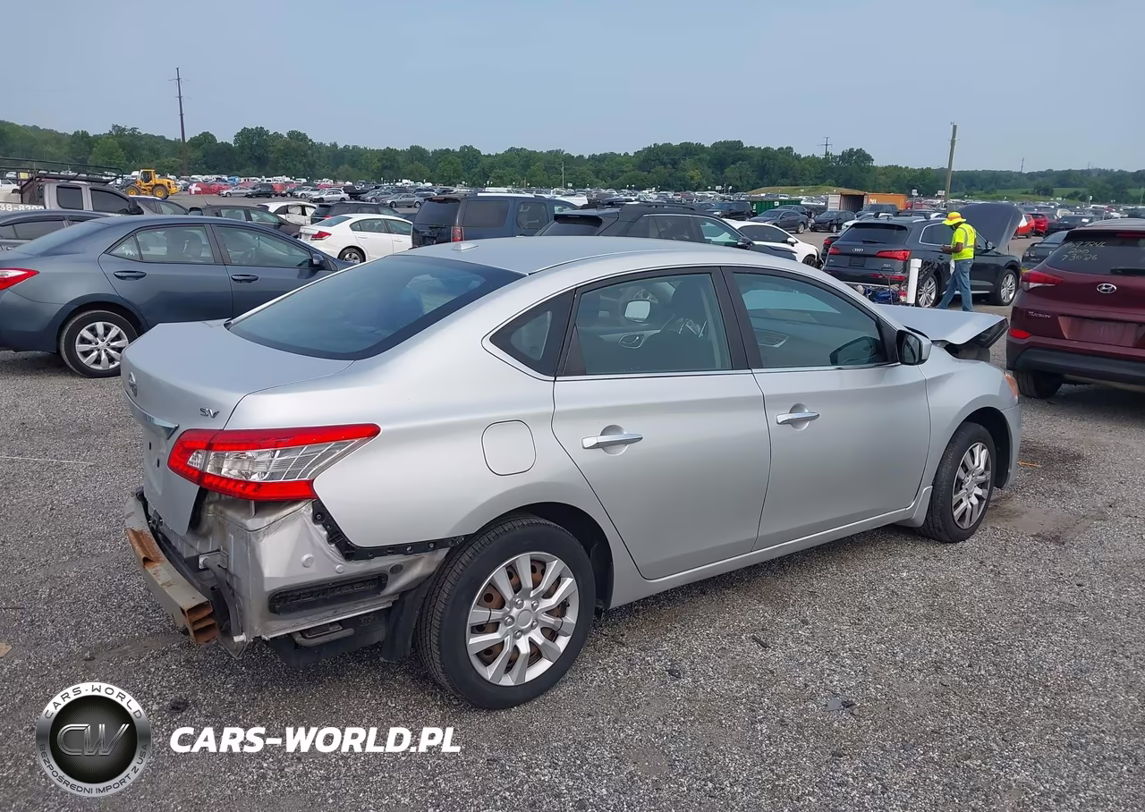 2015 Nissan Sentra Sv VIN:3N1AB7AP6FL691813 - 4
