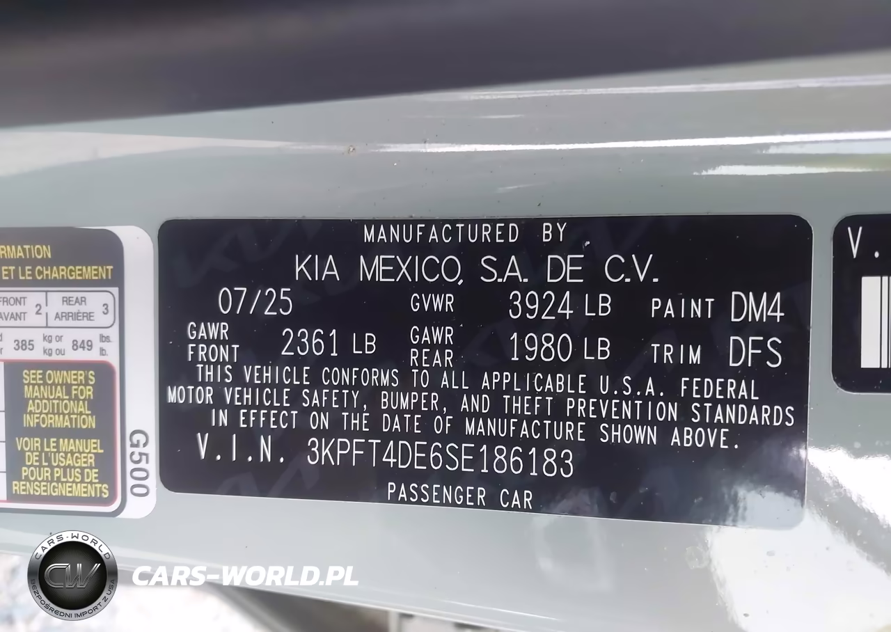 2025 Kia K4 Lxs VIN:3KPFT4DE6SE186183 - 9