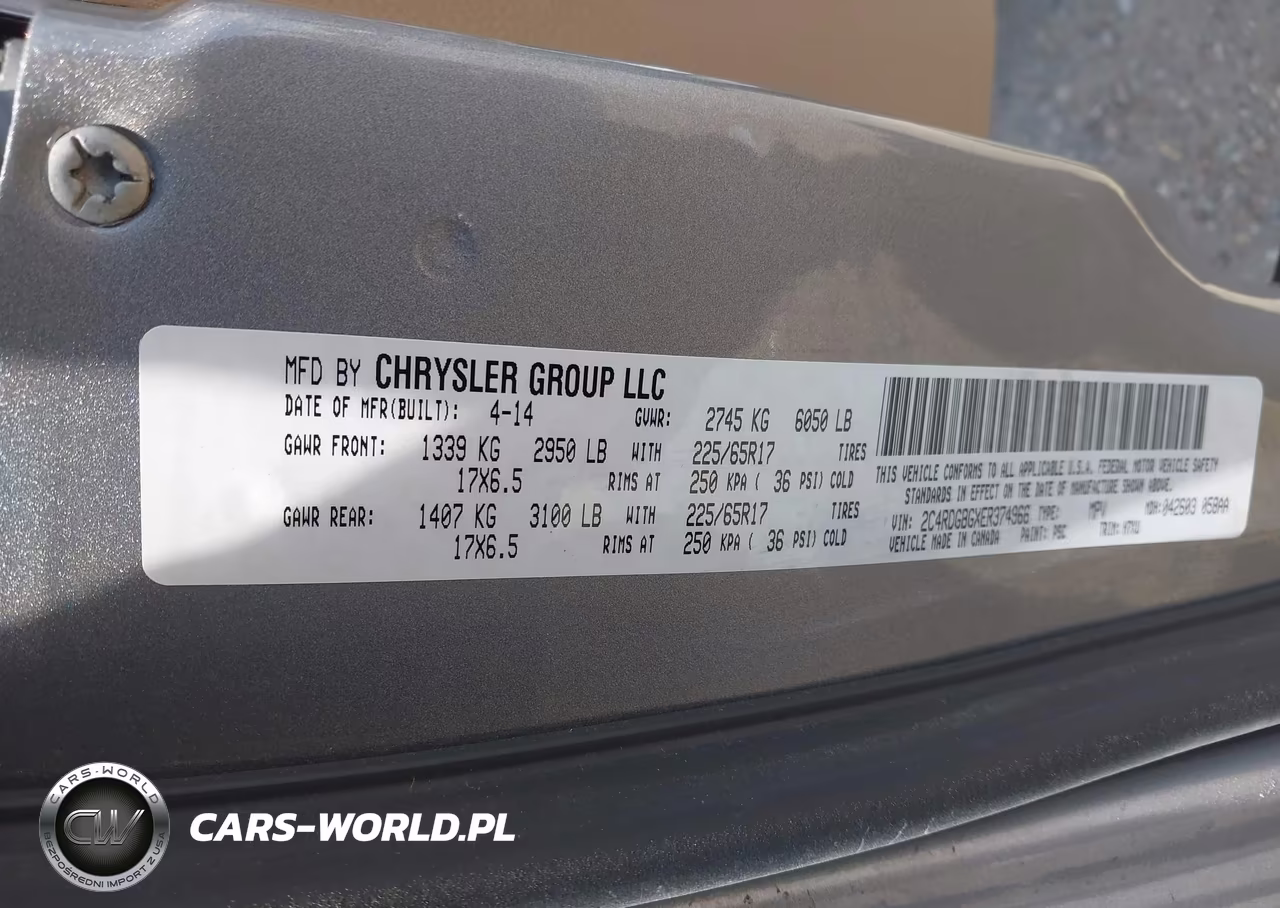 2014 Dodge Grand Caravan Se VIN:2C4RDGBGXER374966 - 9