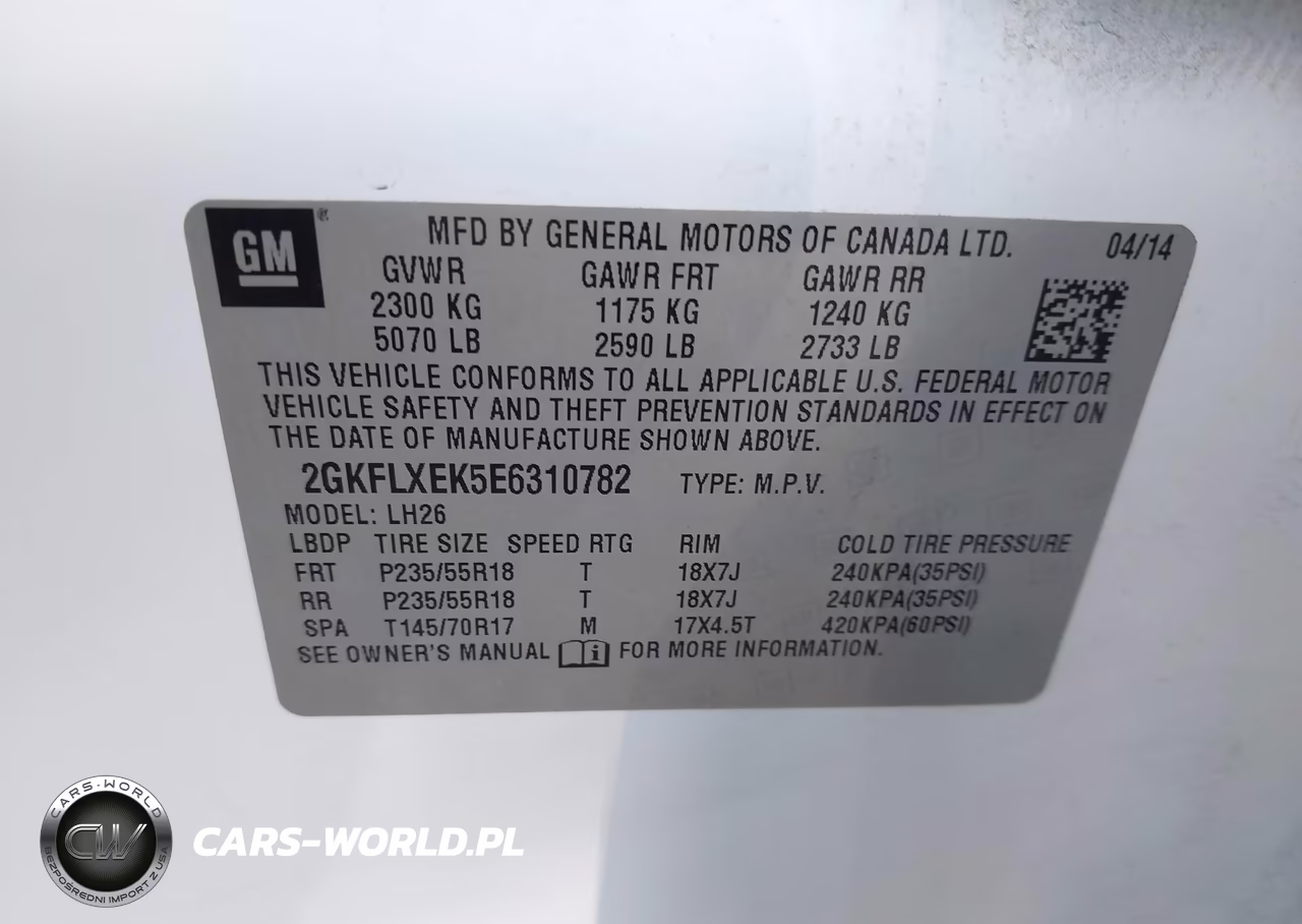 2014 GMC Terrain Slt-1 VIN:2GKFLXEK5E6310782 - 9