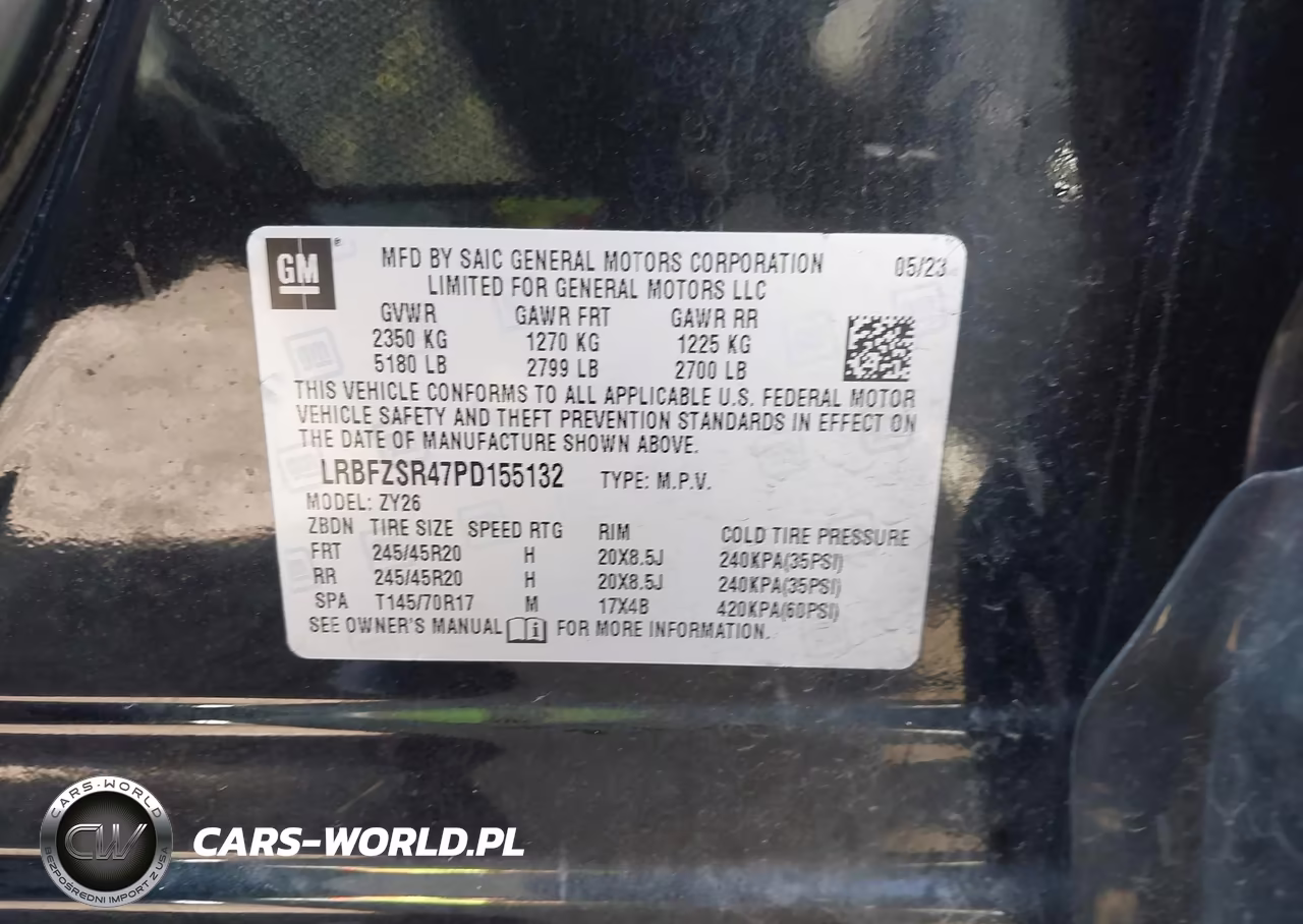 2023 Buick Envision Avenir Awd VIN:LRBFZSR47PD155132 - 9