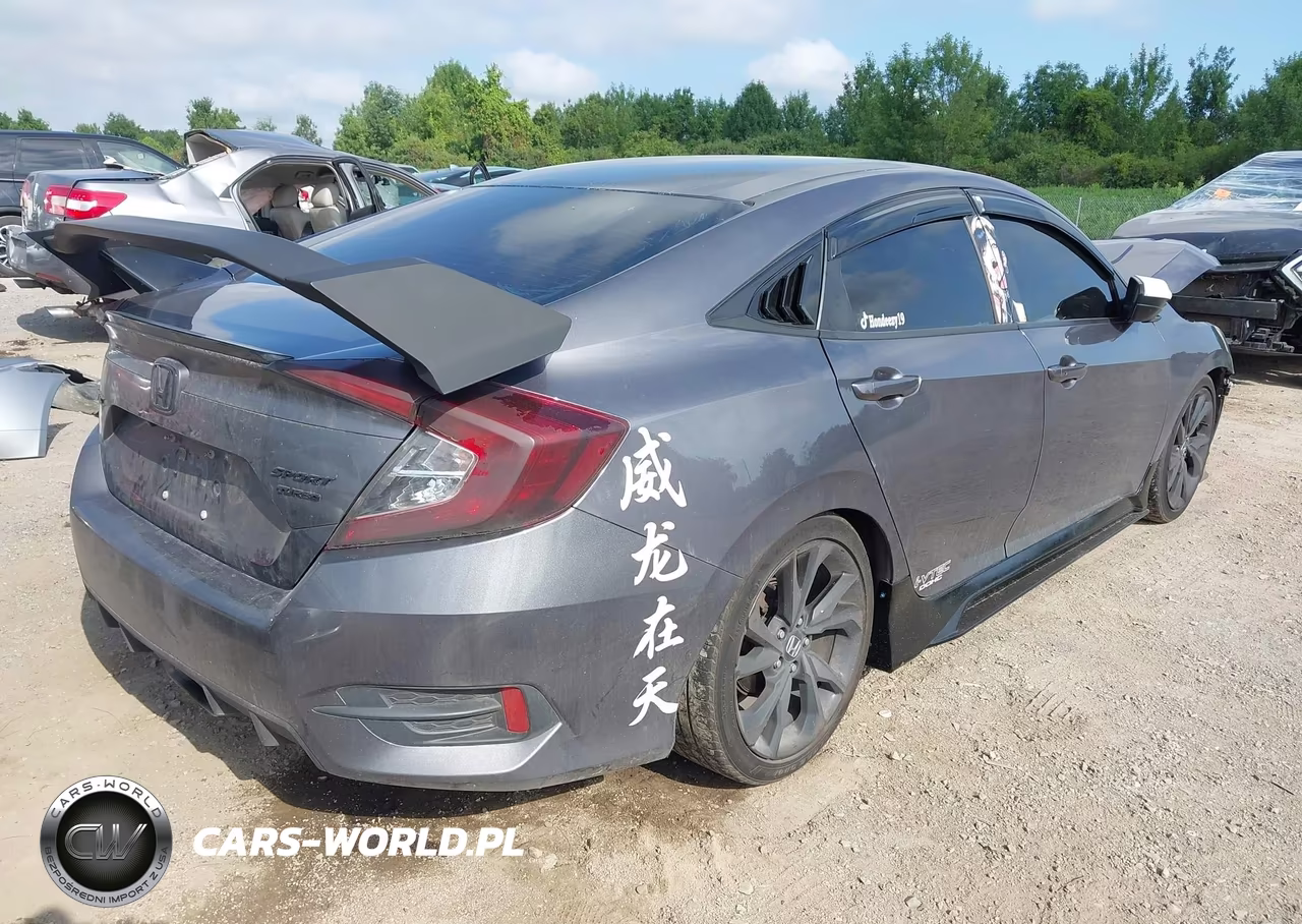 2019 Honda Civic Sport VIN:19XFC2E83KE003593 - 4