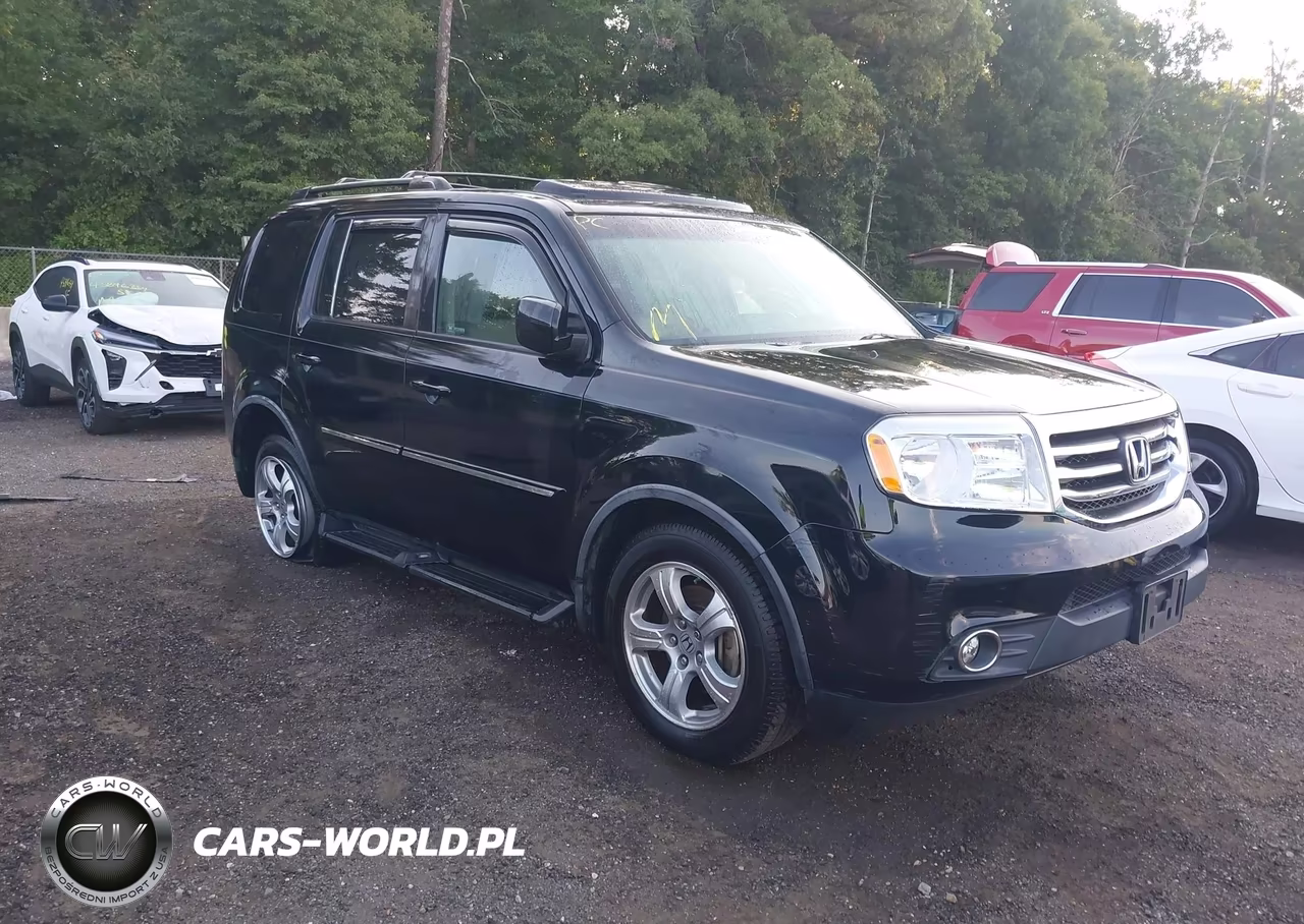 2012 Honda Pilot Ex-L VIN:5FNYF4H77CB039846 - 1