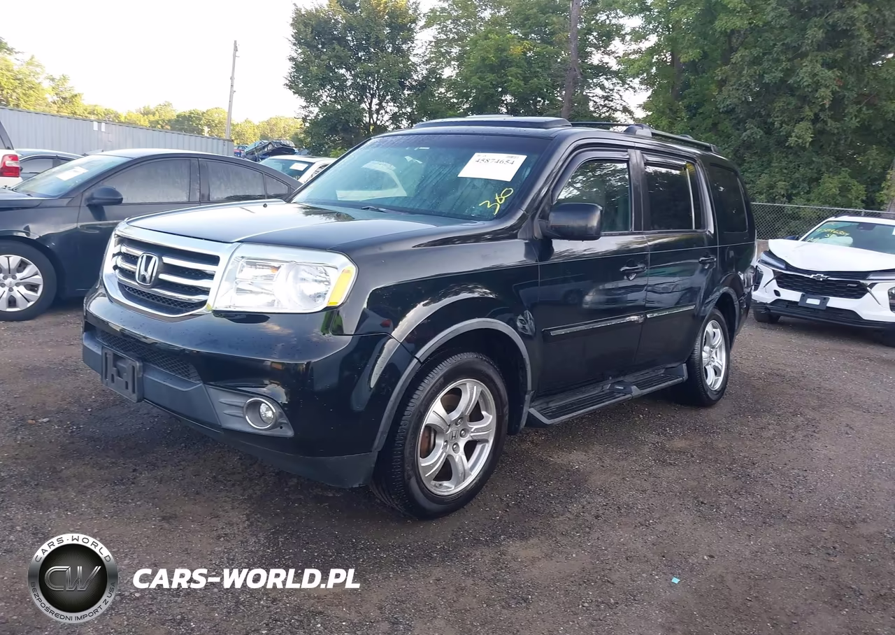 2012 Honda Pilot Ex-L VIN:5FNYF4H77CB039846 - 2