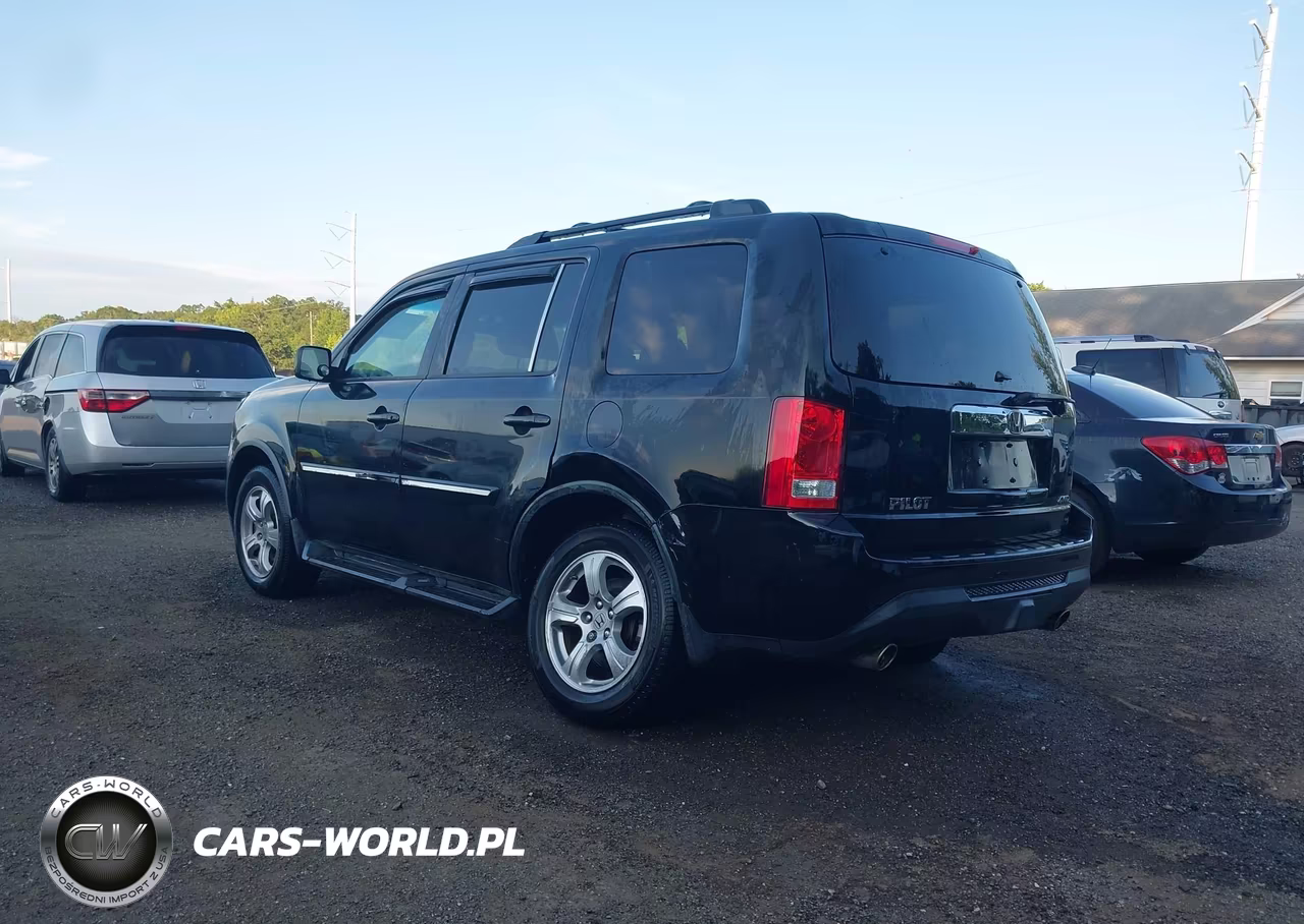 2012 Honda Pilot Ex-L VIN:5FNYF4H77CB039846 - 3