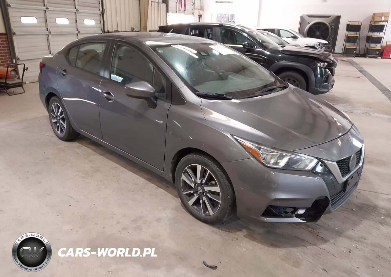 2021 Nissan Versa Sv Xtronic Cvt VIN:3N1CN8EV9ML818288 - 1