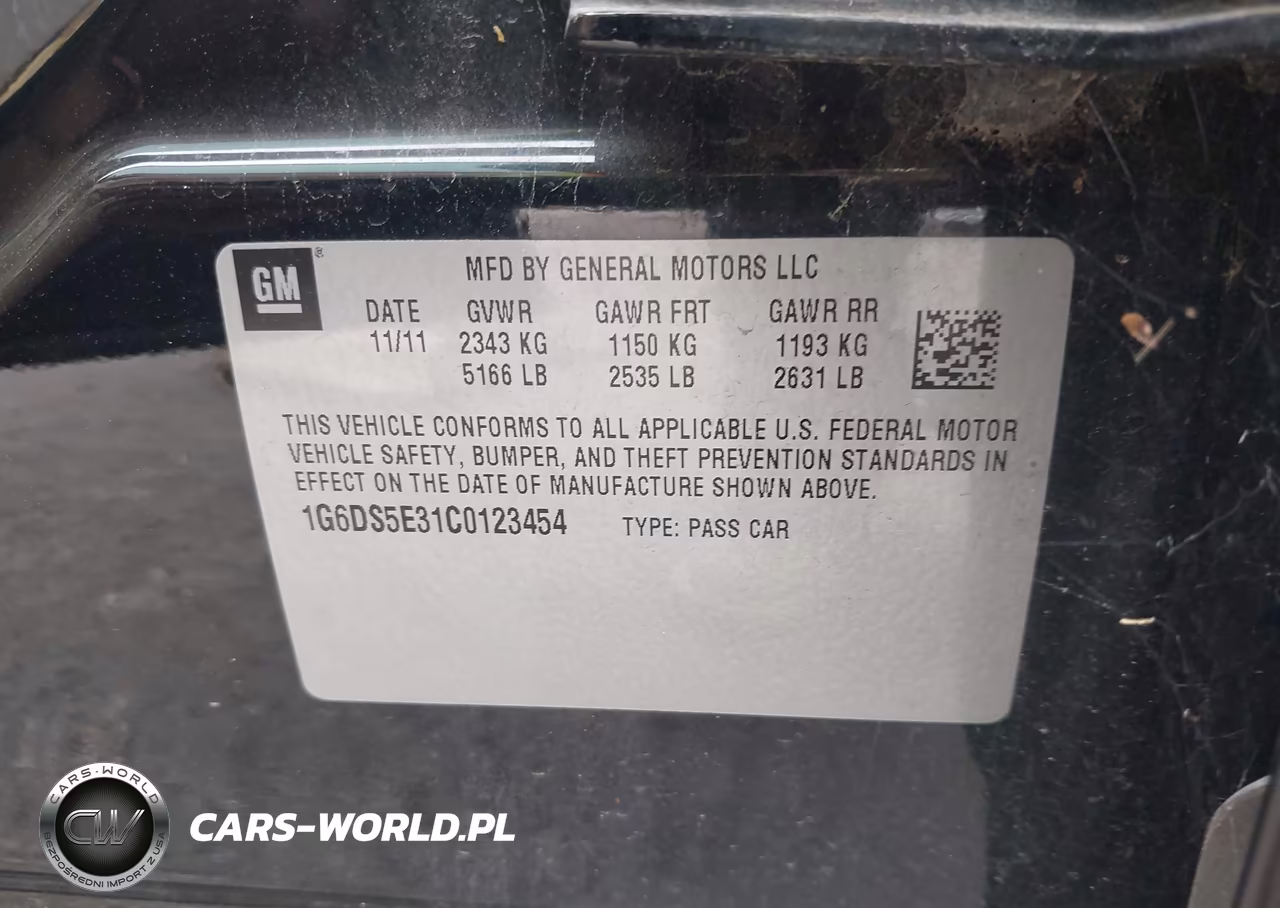 2012 Cadillac Cts Premium VIN:1G6DS5E31C0123454 - 9