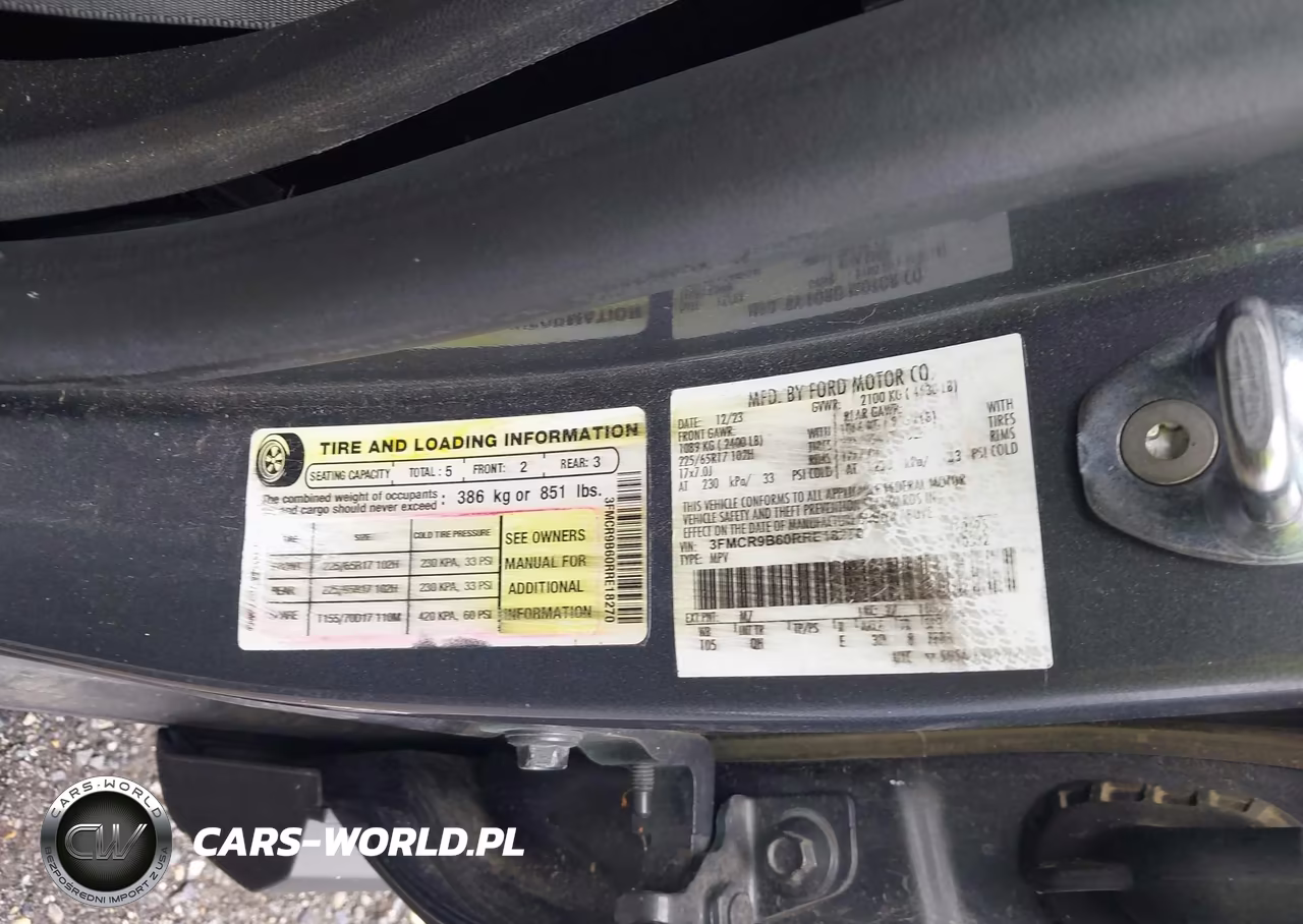 2024 Ford Bronco Sport Big Bend VIN:3FMCR9B60RRE18270 - 9