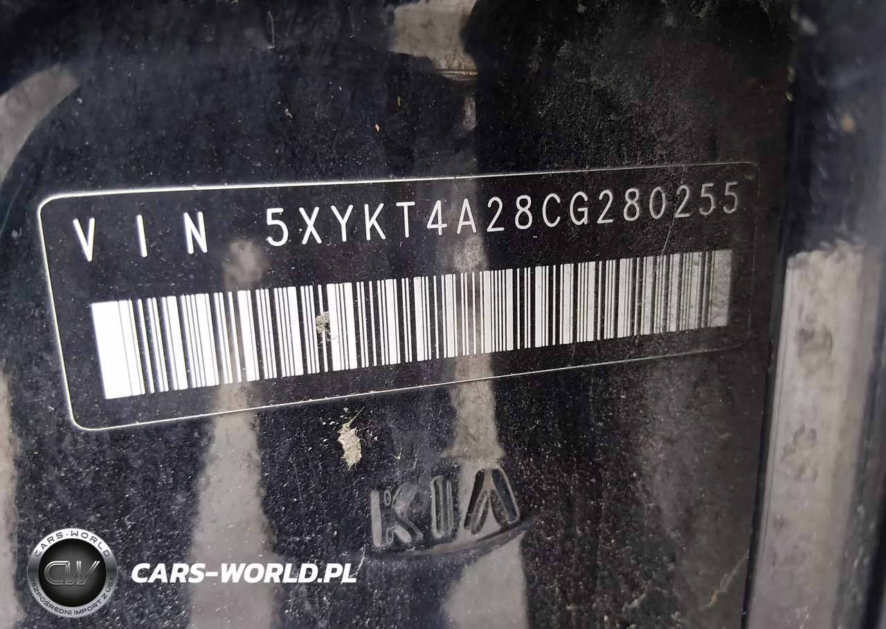 2012 Kia Sorento Lx V6 VIN:5XYKT4A28CG280255 - 9