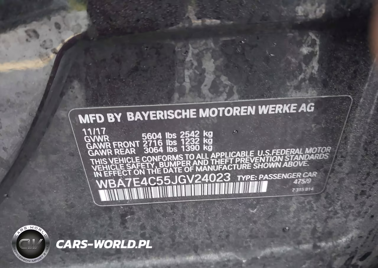 2018 BMW 740I xDrive VIN:WBA7E4C55JGV24023 - 9
