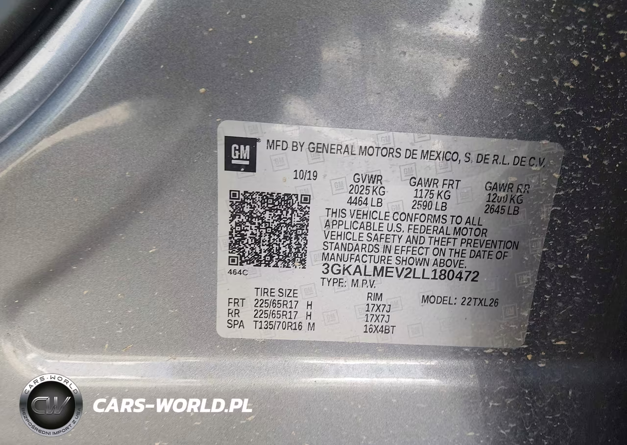 2020 GMC Terrain Fwd Sle VIN:3GKALMEV2LL180472 - 9