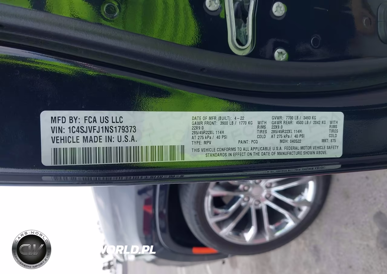 2022 Jeep Grand Wagoneer Series Ii 4X4 VIN:1C4SJVFJ1NS179373 - 9
