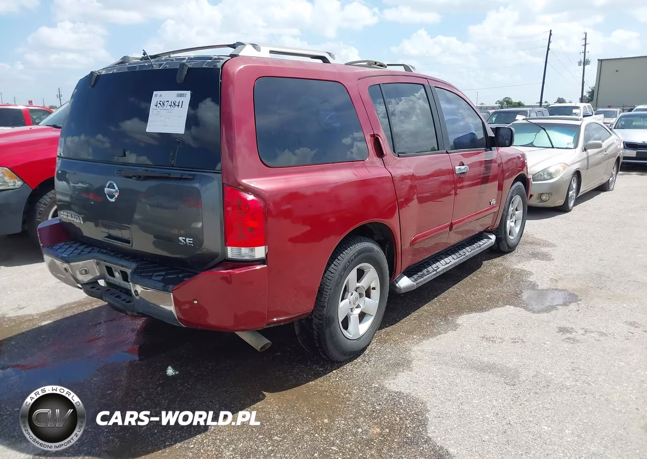 2006 Nissan Armada Se VIN:5N1AA08A86N706932 - 4