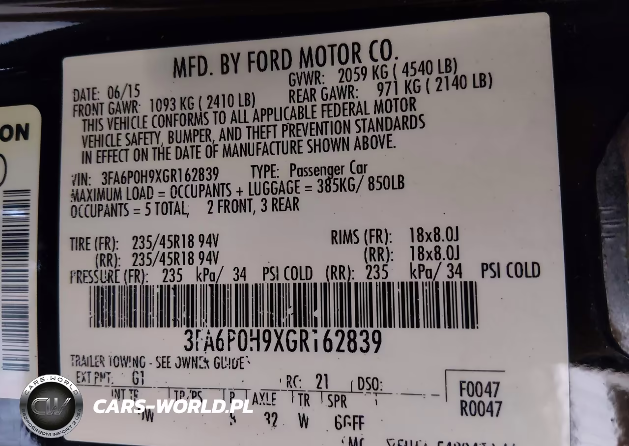 2016 Ford Fusion Se VIN:3FA6P0H9XGR162839 - 9