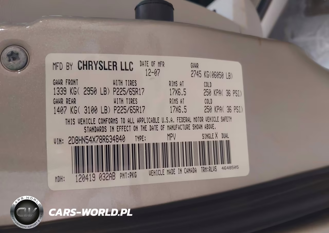 2008 Dodge Grand Caravan Sxt VIN:2D8HN54X78R634840 - 9