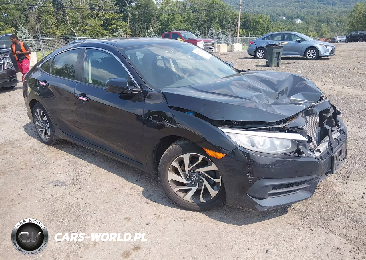 2018 Honda Civic Ex VIN:2HGFC2F74JH537888 - 1