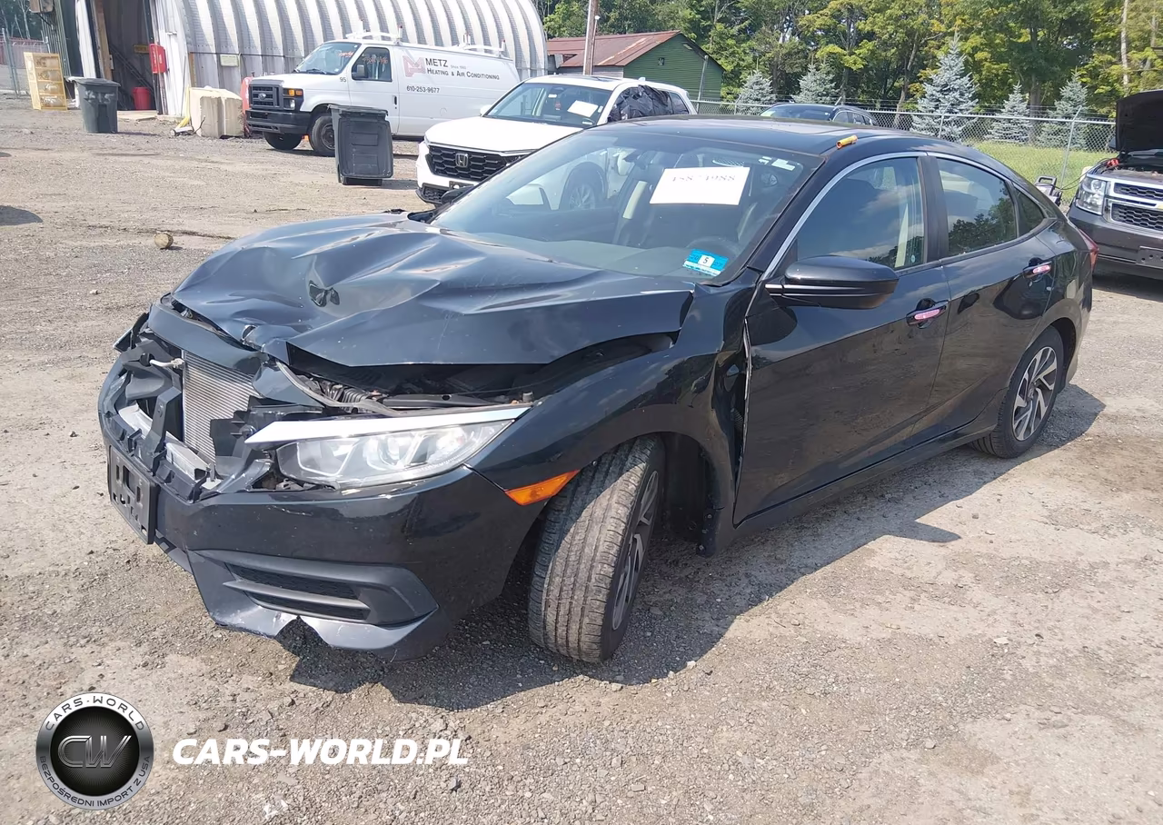 2018 Honda Civic Ex VIN:2HGFC2F74JH537888 - 2