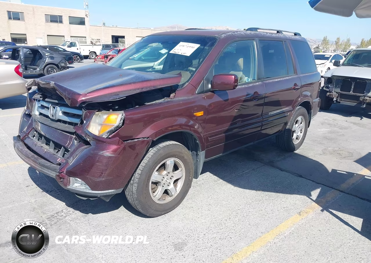 2008 Honda Pilot Ex-L VIN:5FNYF28738B013921 - 2