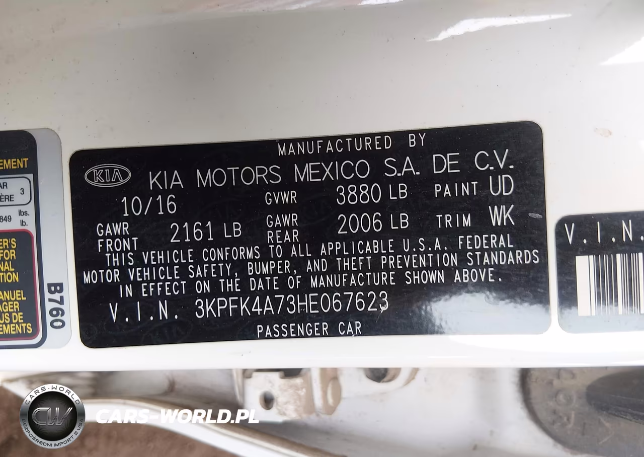2017 Kia Forte Lx VIN:3KPFK4A73HE067623 - 9