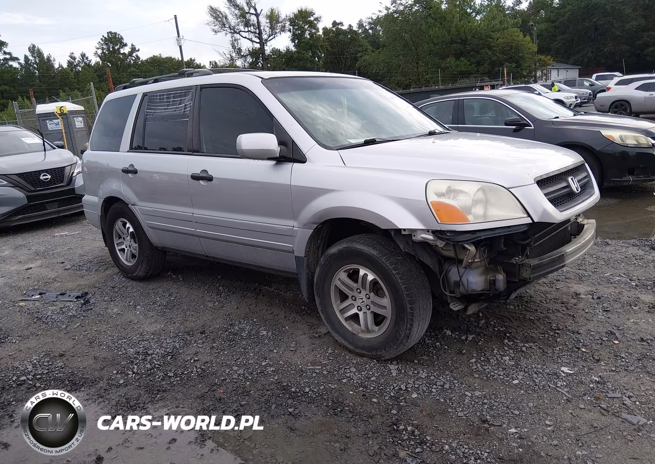 2005 Honda Pilot Ex-L VIN:5FNYF18505B040210 - 1