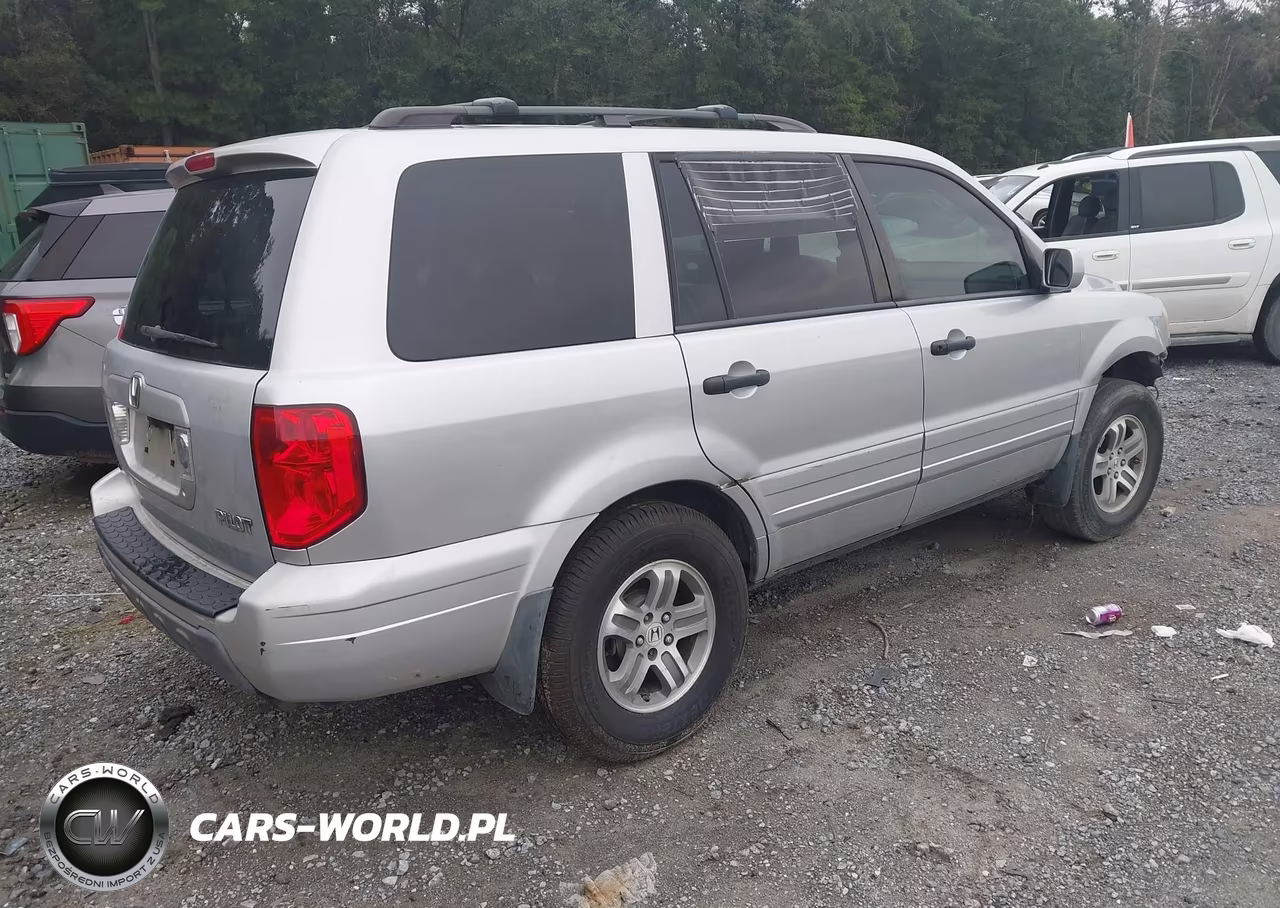 2005 Honda Pilot Ex-L VIN:5FNYF18505B040210 - 4