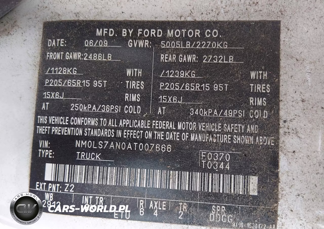 2010 Ford Transit Connect Xl VIN:NM0LS7AN0AT007666 - 9
