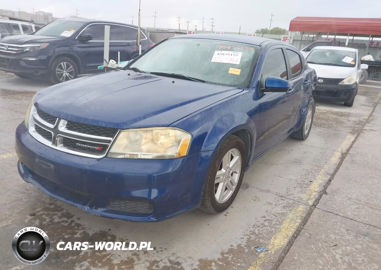 2012 Dodge Avenger Sxt VIN:1C3CDZCB7CN148662 - 2