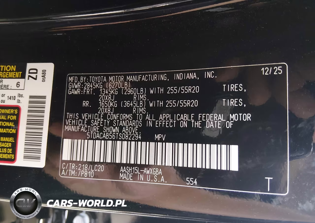 2026 Toyota Grand Highlander Hybrid Limited VIN:5TDACAB56TS082294 - 9