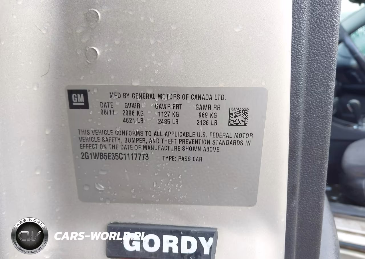 2012 Chevrolet Impala Lt VIN:2G1WB5E35C1117773 - 9