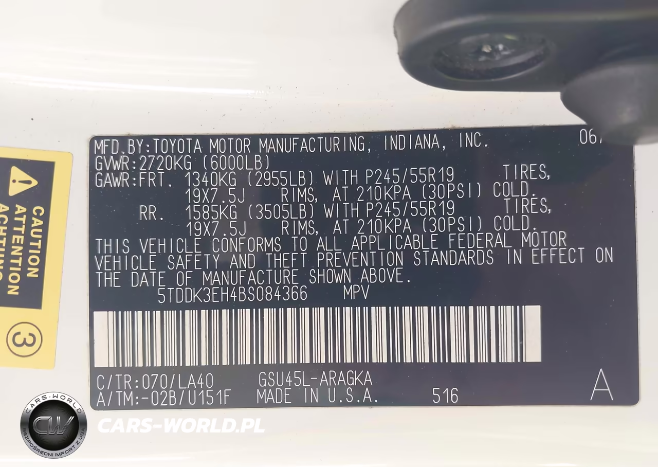 2011 Toyota Highlander Limited V6 VIN:5TDDK3EH4BS084366 - 9