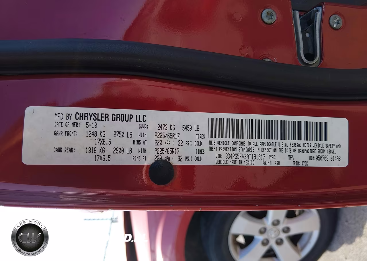 2010 Dodge Journey Sxt VIN:3D4PG5FV3AT191317 - 9