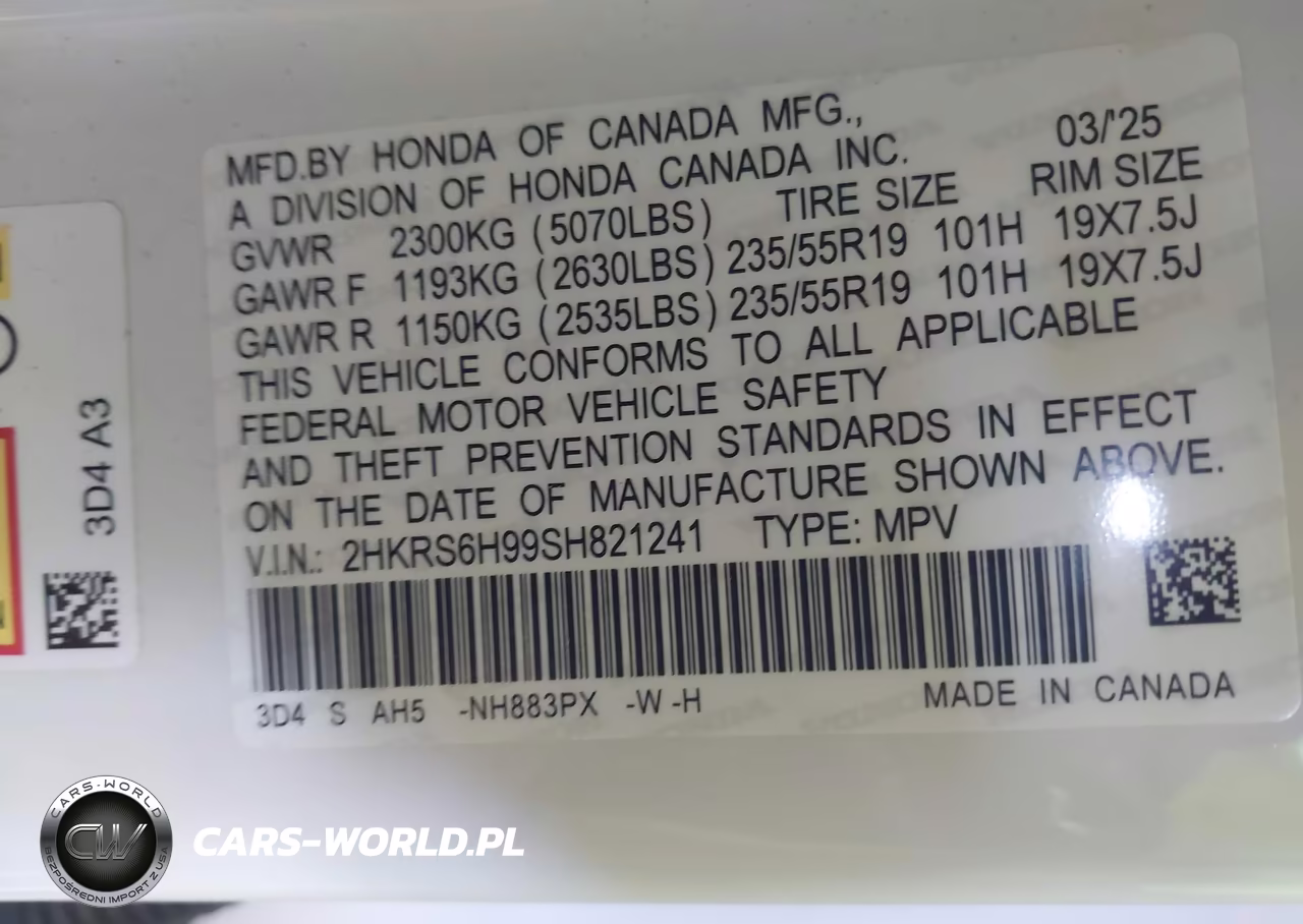 2025 Honda Cr-V Hybrid Sport Touring VIN:2HKRS6H99SH821241 - 9