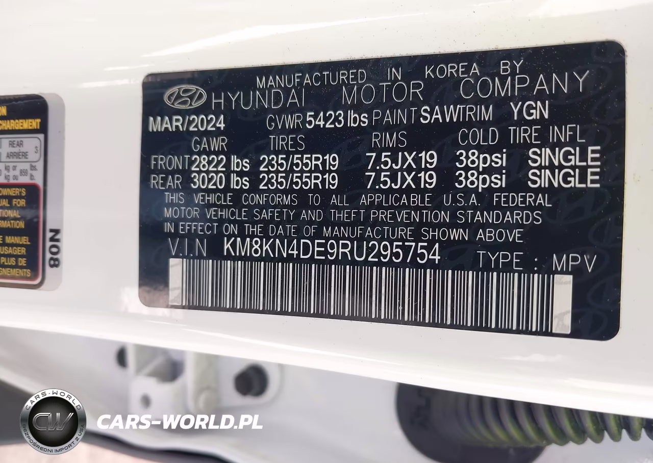 2024 Hyundai Ioniq 5 Sel VIN:KM8KN4DE9RU295754 - 9