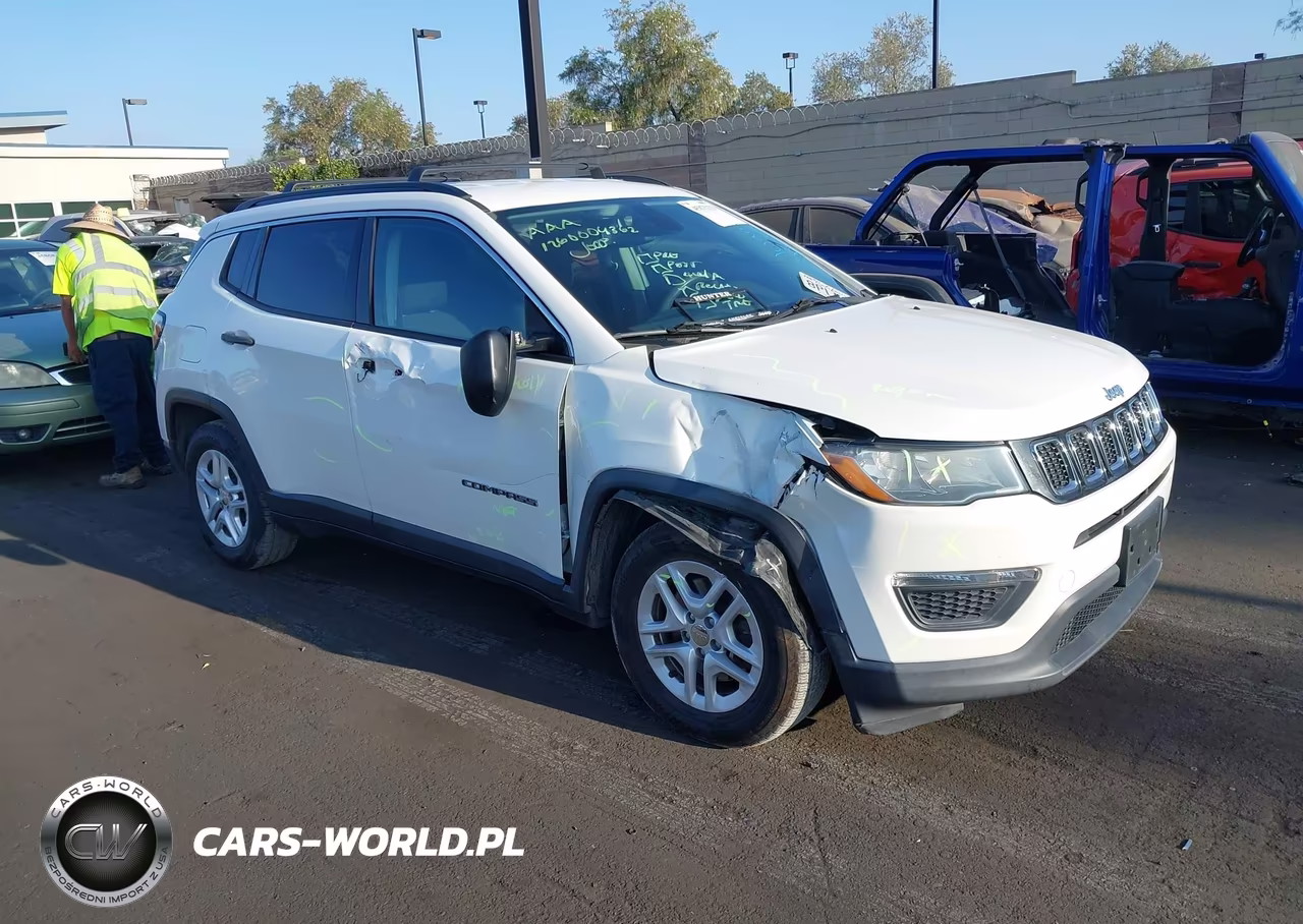 2020 Jeep Compass Sport Fwd VIN:3C4NJCABXLT169390 - 1