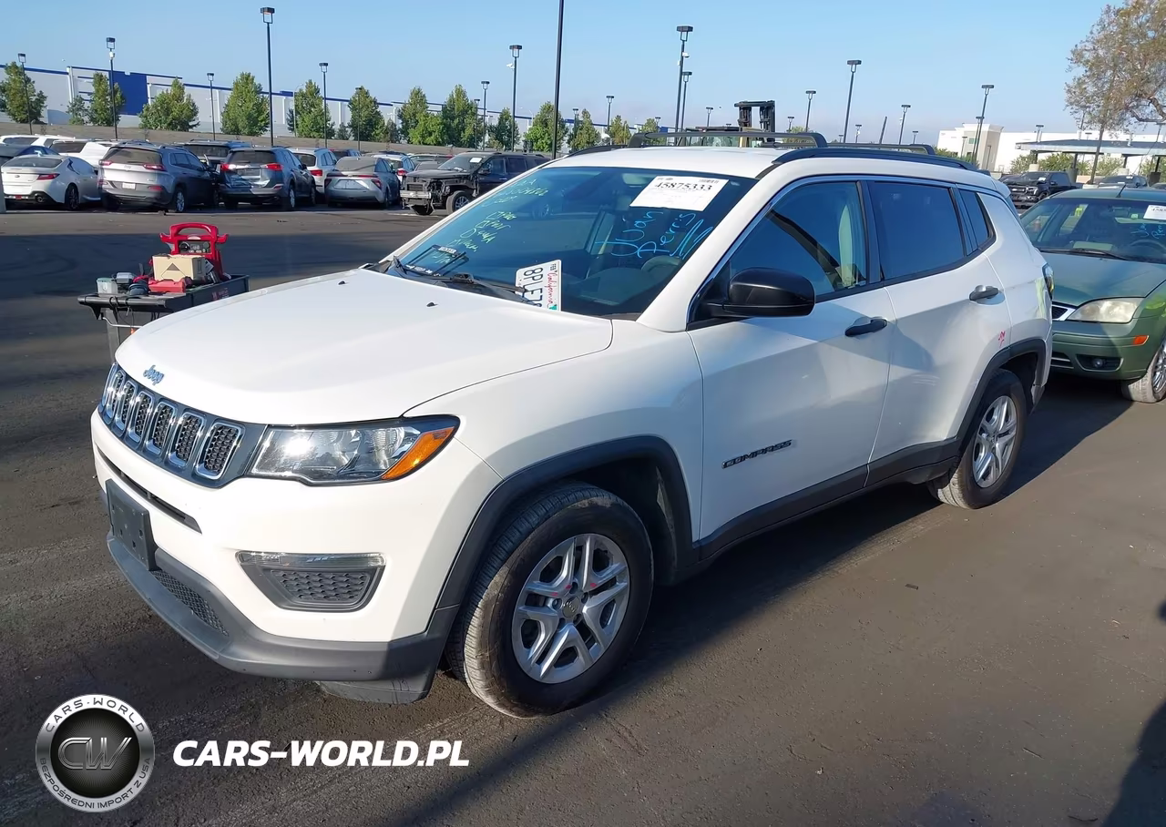 2020 Jeep Compass Sport Fwd VIN:3C4NJCABXLT169390 - 2