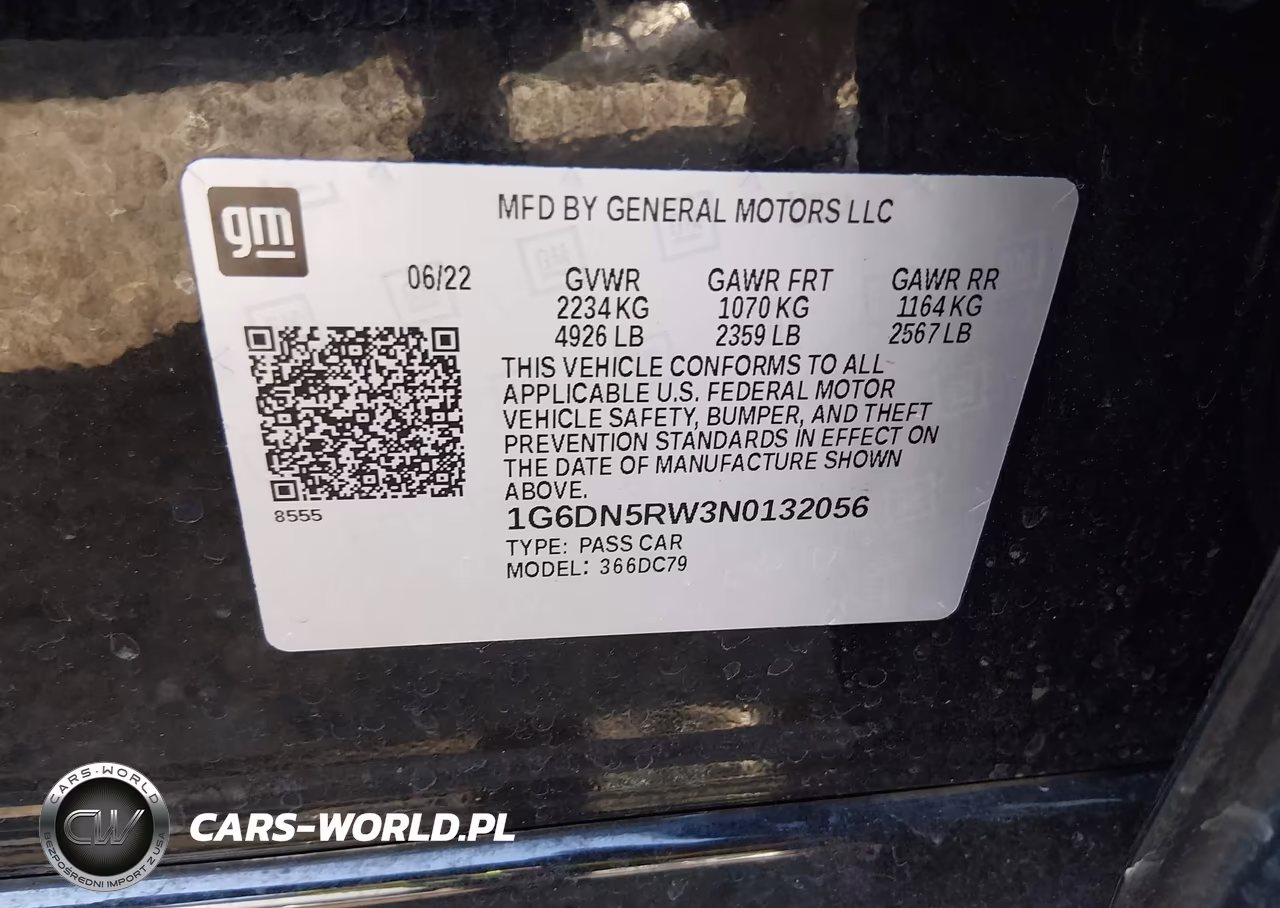 2022 Cadillac Ct5 Premium Luxury VIN:1G6DN5RW3N0132056 - 9