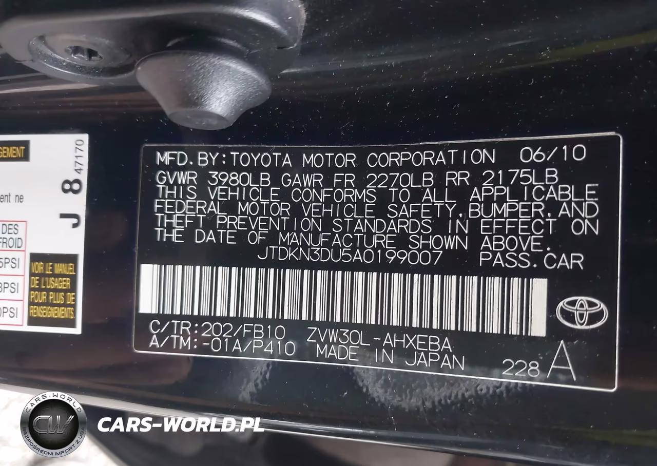 2010 Toyota Prius Ii VIN:JTDKN3DU5A0199007 - 9