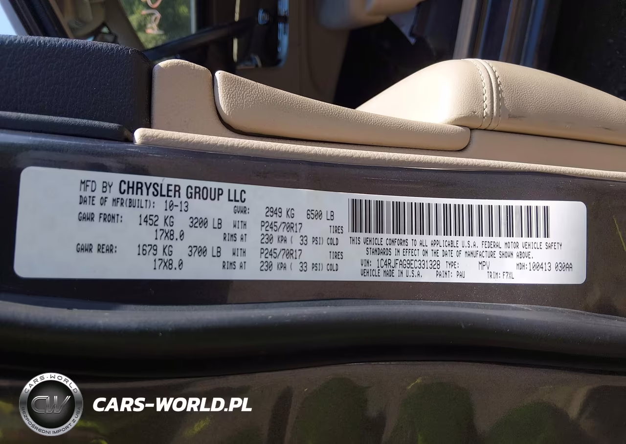 2014 Jeep Grand Cherokee Laredo VIN:1C4RJFAG9EC331328 - 7