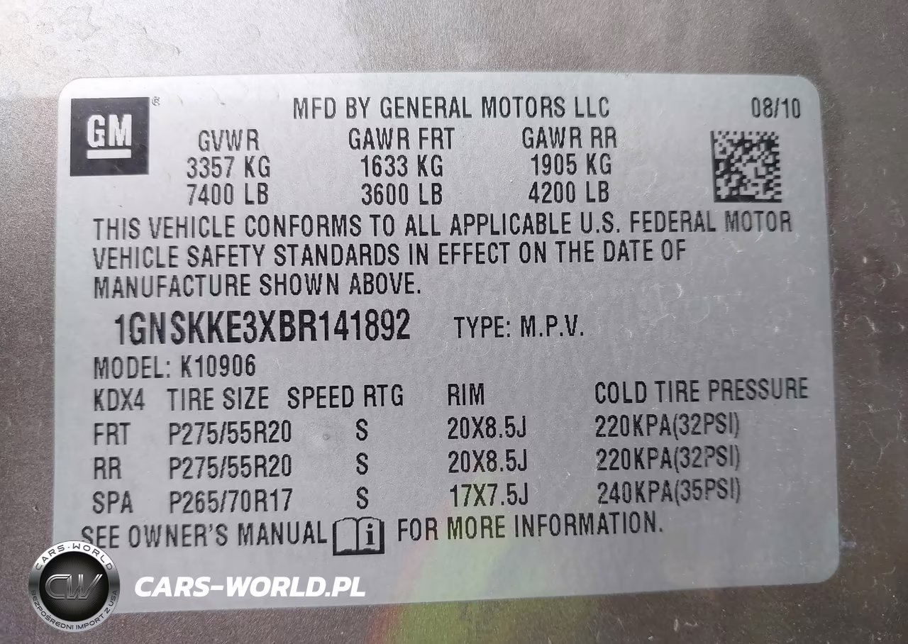 2011 Chevrolet Suburban Ltz VIN:1GNSKKE3XBR141892 - 9