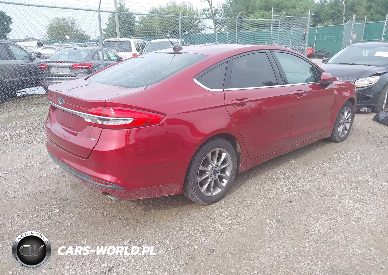 2017 Ford Fusion Se VIN:3FA6P0H70HR394852 - 4