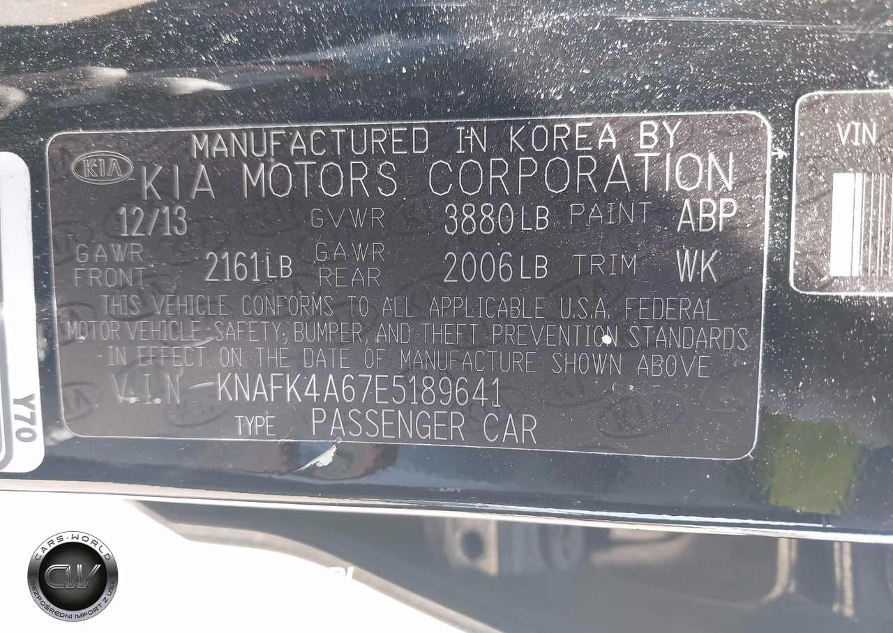 2014 Kia Forte Lx VIN:KNAFK4A67E5189641 - 9